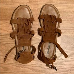 Minnetonka fringe sandals